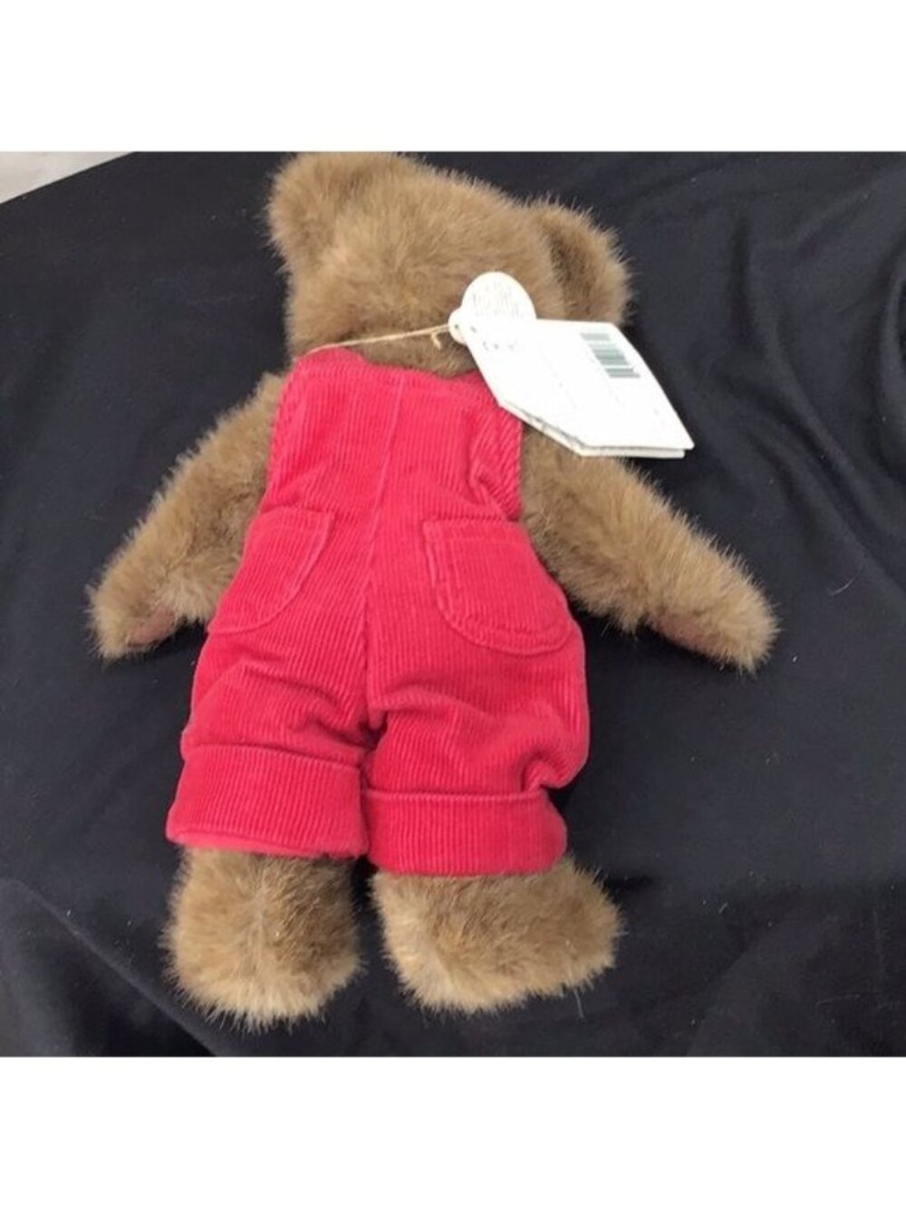 Boyds Bears & Friends Kyle L. Berriman Plush Bear In Red Corduroy Overalls 12" H - Picture 6 of 7